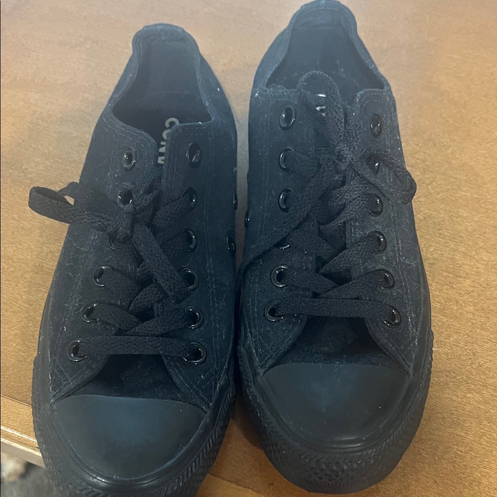 Converse Black Canvas Sneakers